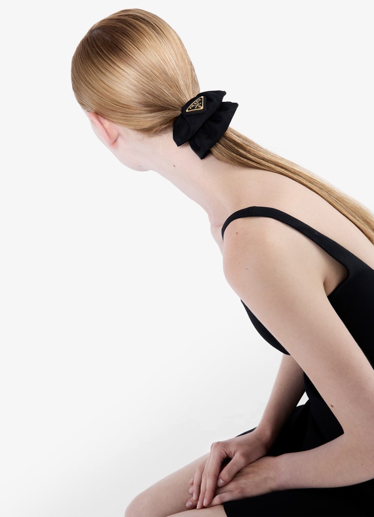 Elastic de păr Prada Re-Nylon cu logo