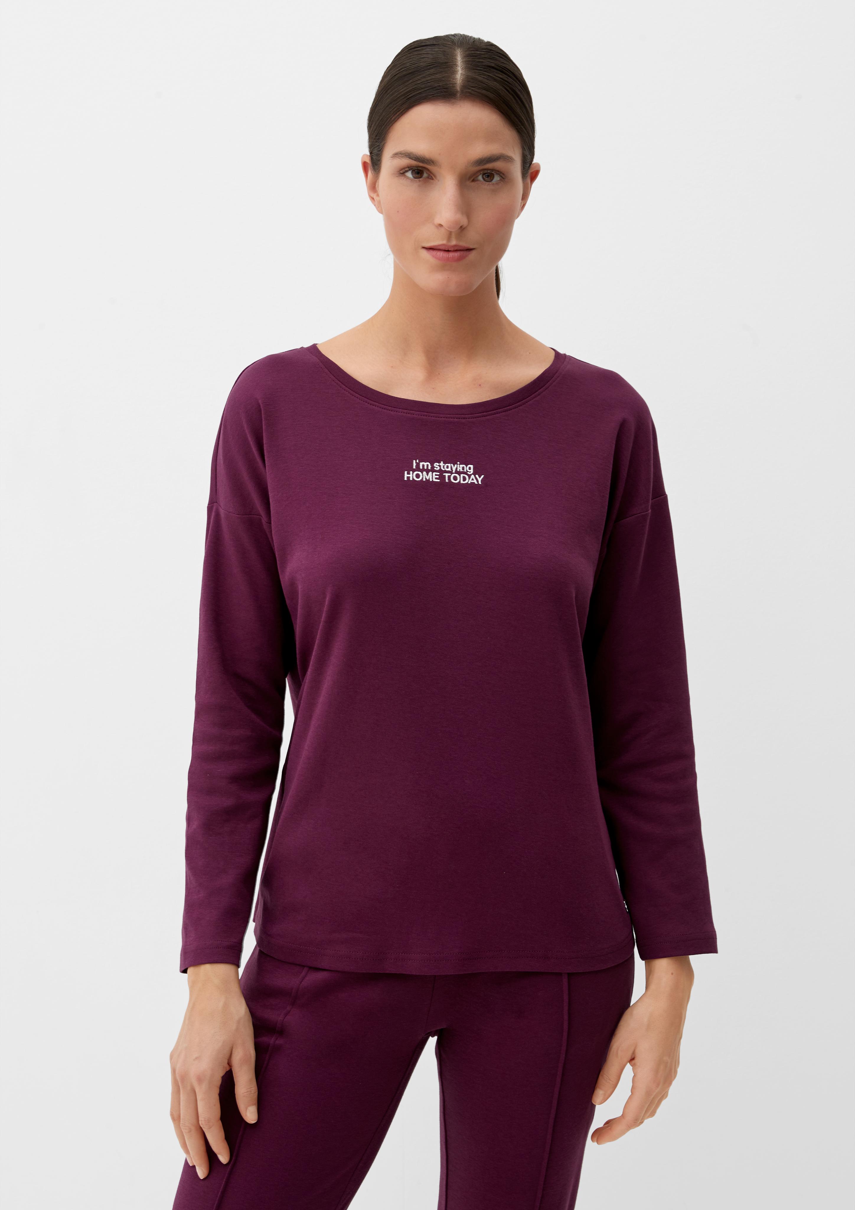 Pyjama mit Schriftzugprint  6008018-4900