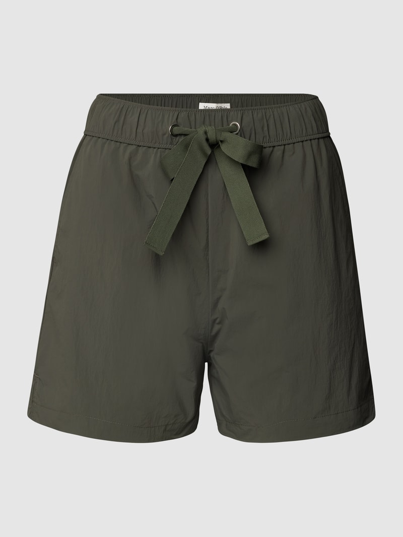 Shorts mit seitlichen Eingrifftaschen in khaki