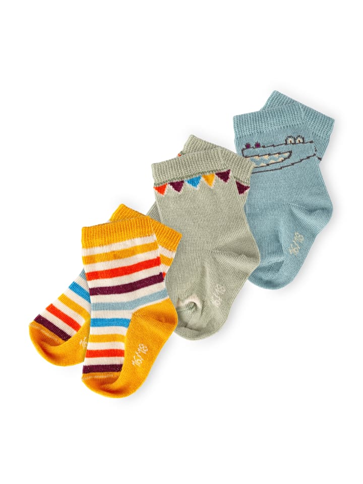 Sigikid Socken-Set 3er Happy Crocodile in bunt günstig kaufen