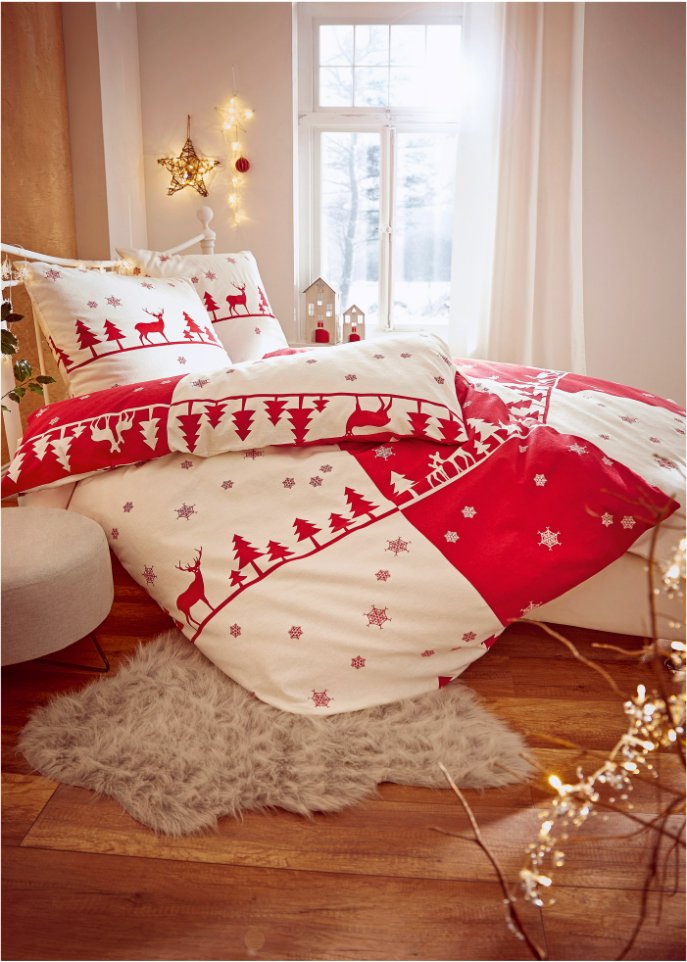 Bettwäsche mit winterlichem Design