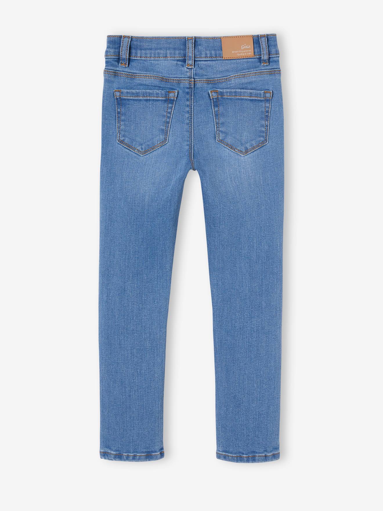 Vertbaudet Mädchen Skinny-Jeans BASIC - blau