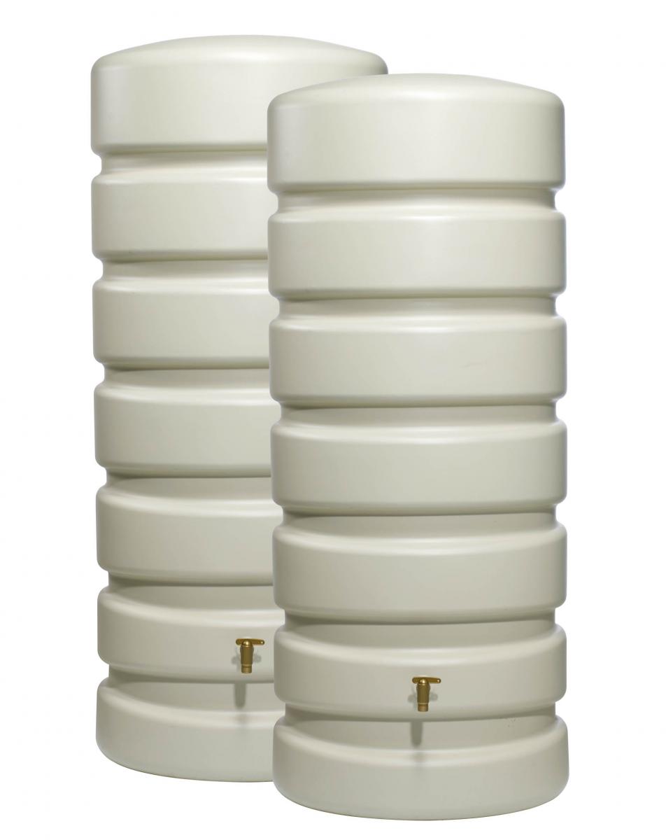4rain Classic Wandtank-Set 1.300 L sandbeige
