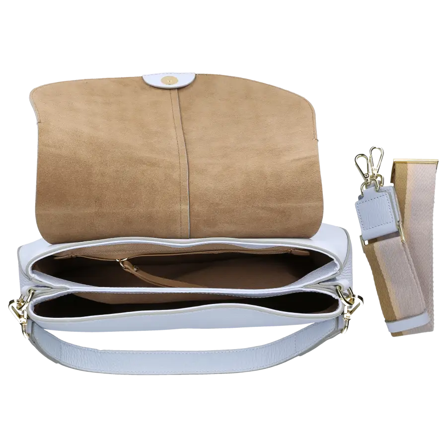 Gianni Chiarini - Handtasche HELENA ROUND Kalbsleder - blau