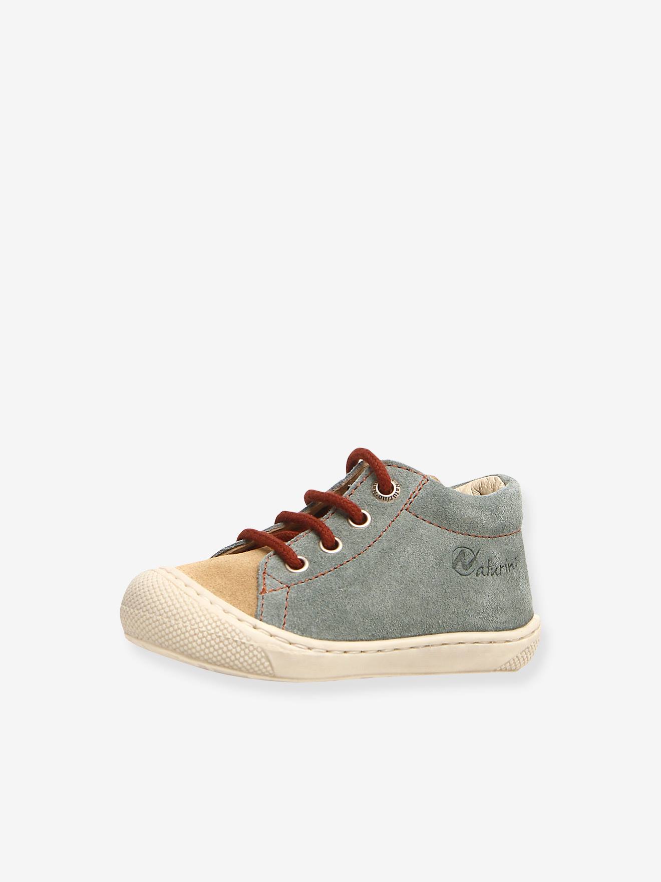 Naturino Baby Lauflern-Boots mit Schnürung Cocoon NATURINO - pfauenblau