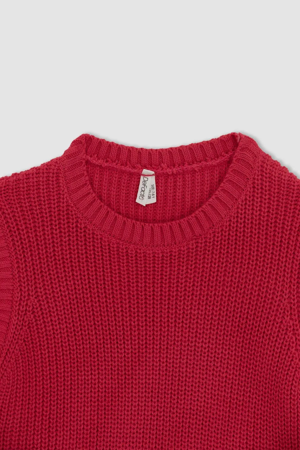 DeFacto  Strickpullover für Mädchen mit Rundhalsausschnitt