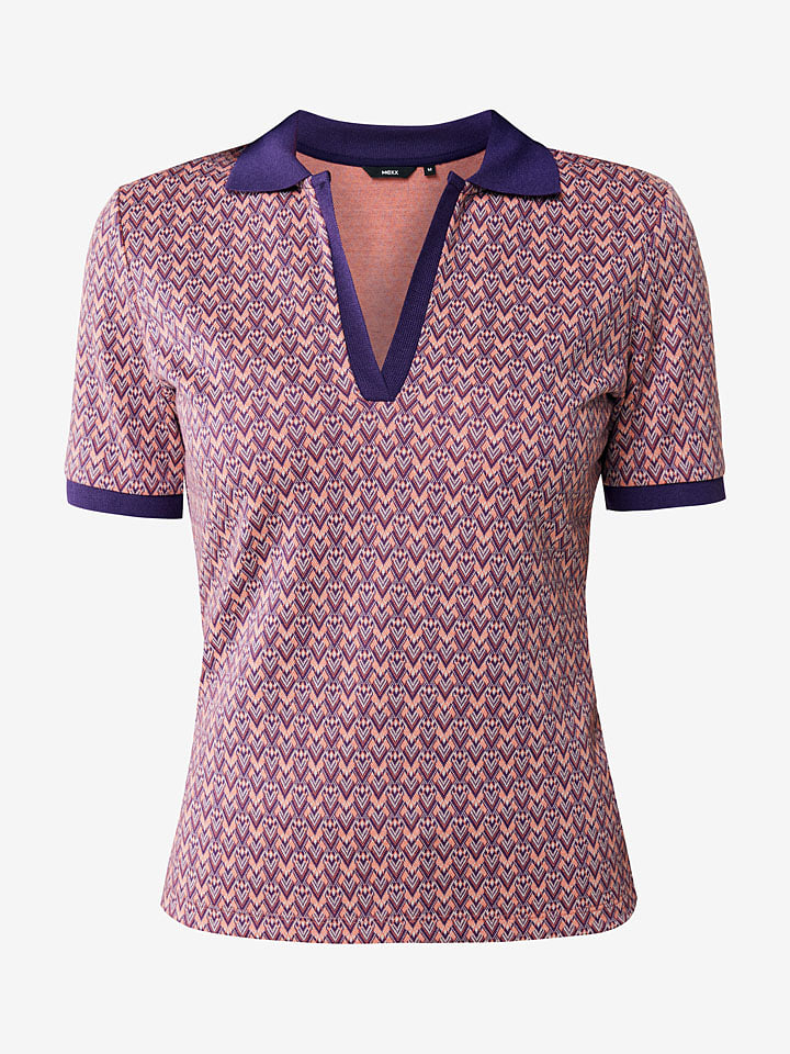 Mexx Poloshirt in Rosa/ Lila günstig kaufen
