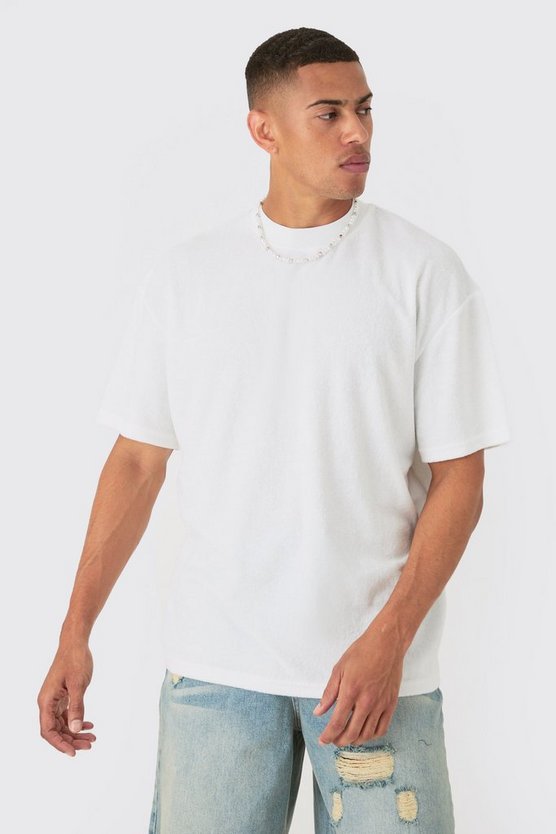Oversize Frottee T-Shirt