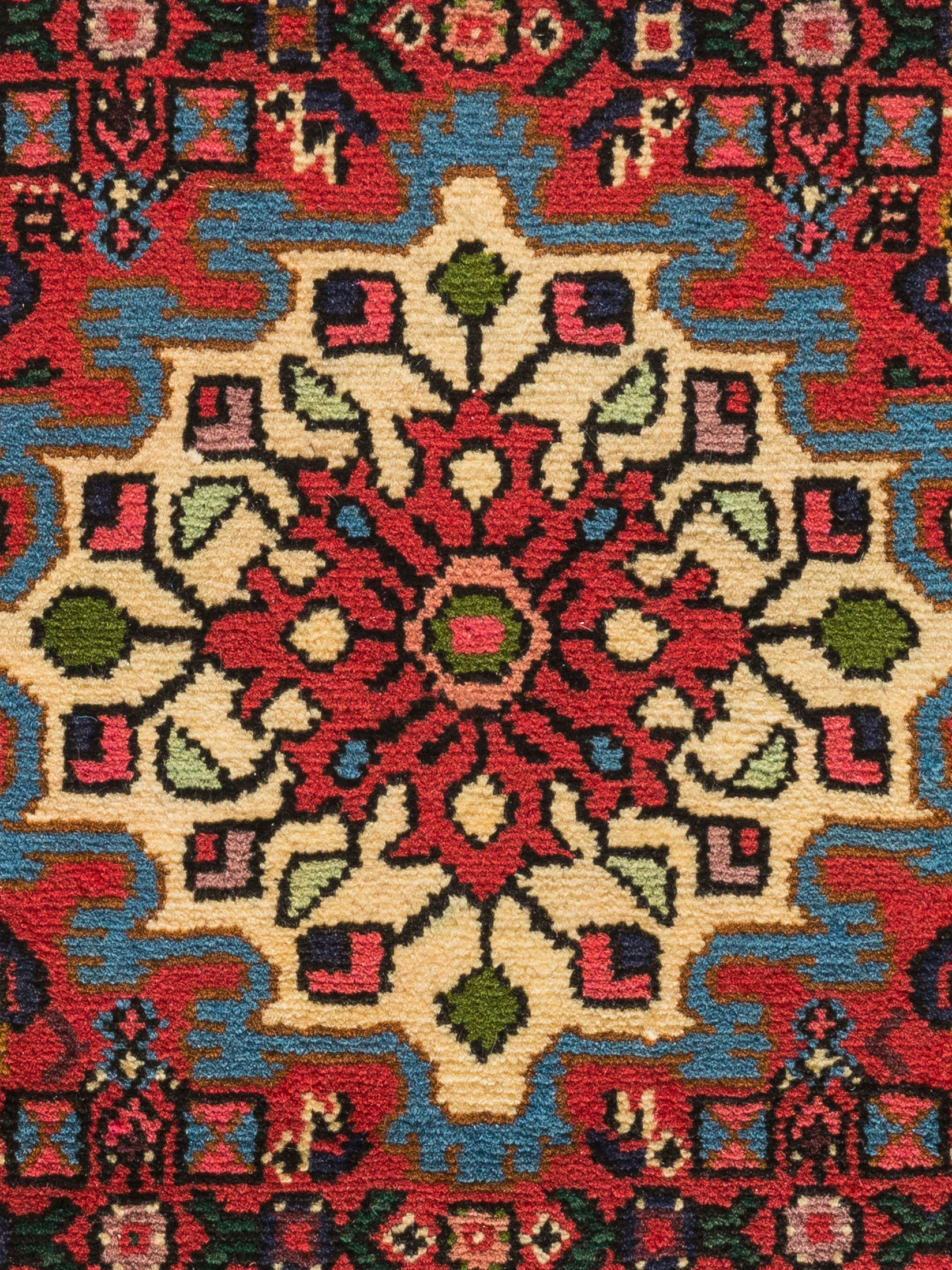 Hosseinabad Hamadan ca. 100 x 137 cm, Unikat / Einzelstück