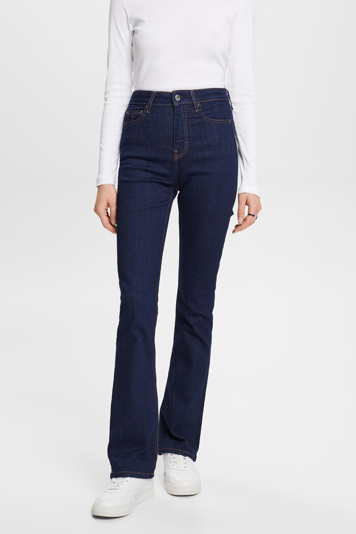 Bootcut Jeans mit hohem Bund