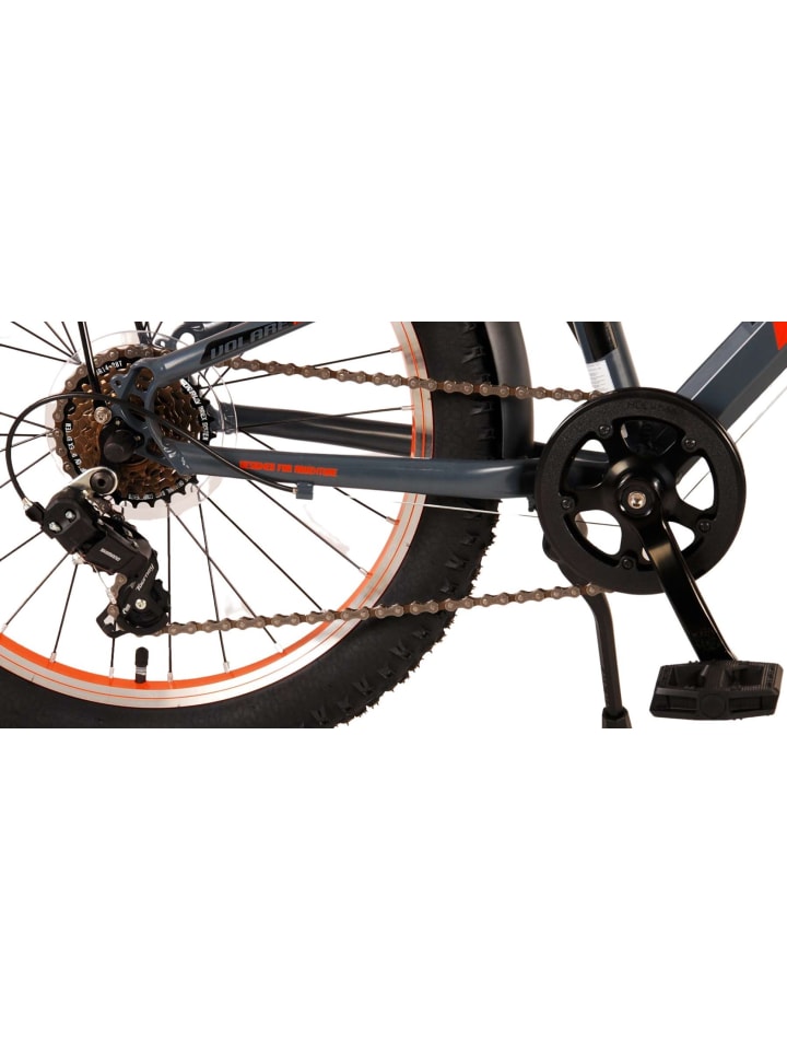 Volare Kinderfahrrad Rocky 20 Zoll Kinderrad in Grau Orange 6 Gang Fahrrad 6 Jahre günstig kaufen onesize