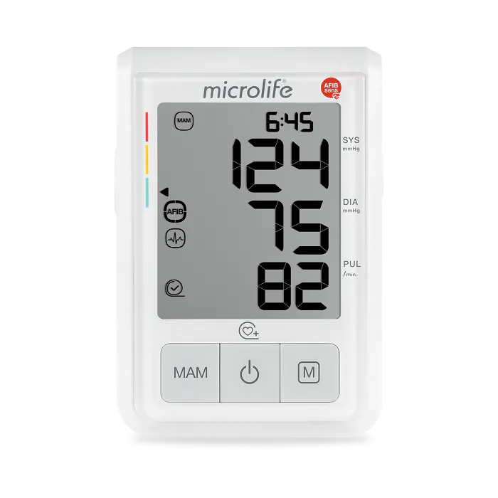 Microlife BP B3 AFIB, automatinis žastinis kraujospūdžio matuoklis su maitinimo šaltiniu