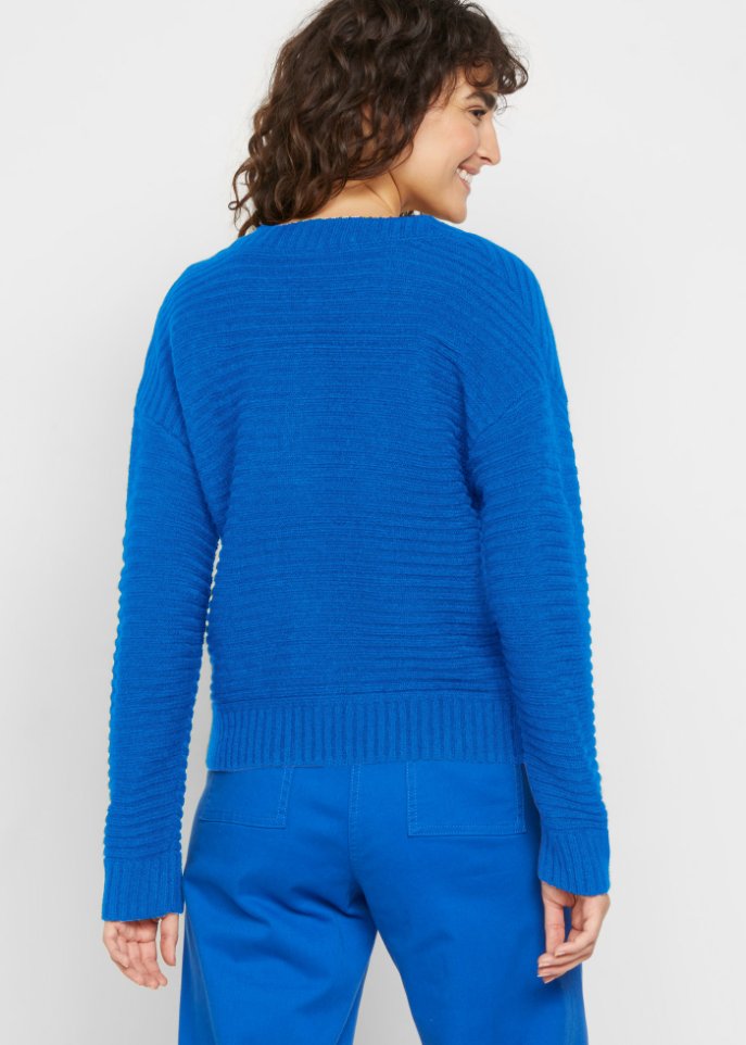 Verkürzte Strickjacke