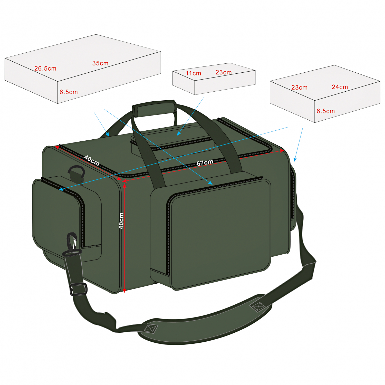 Pelzer Hold All Box Bags