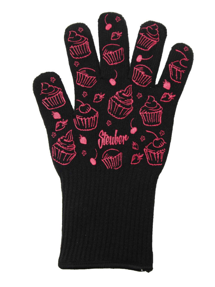 Steuber Grillhandschuhe in schwarz günstig kaufen onesize