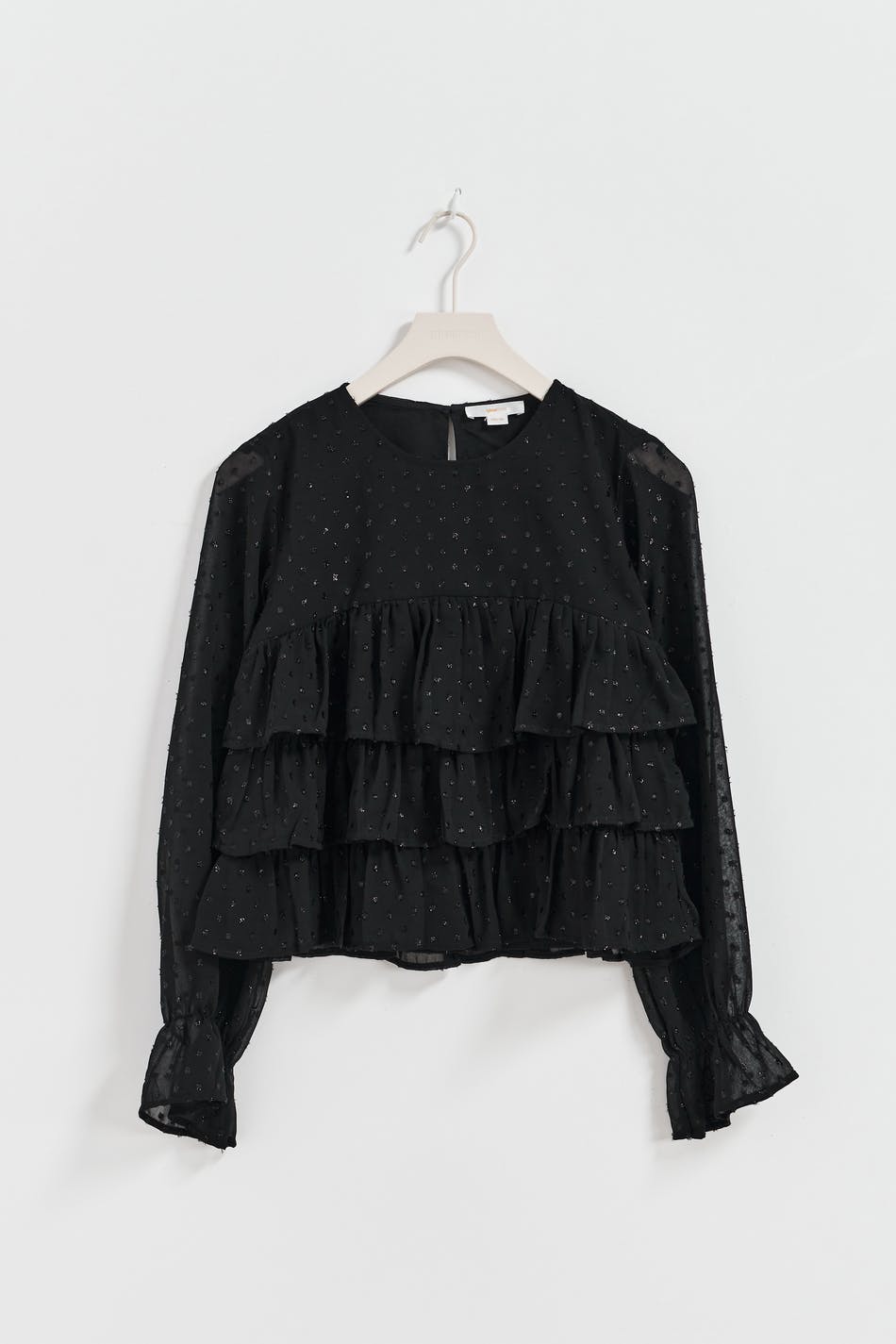 Y party flounce blouse