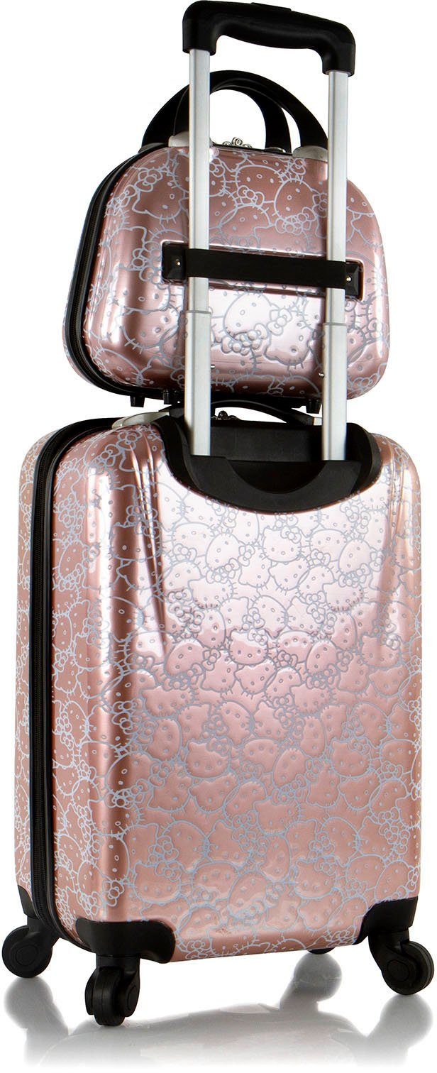 Heys Kinderkoffer Kinderreiseset Hello Kitty roségold, 4 Rollen