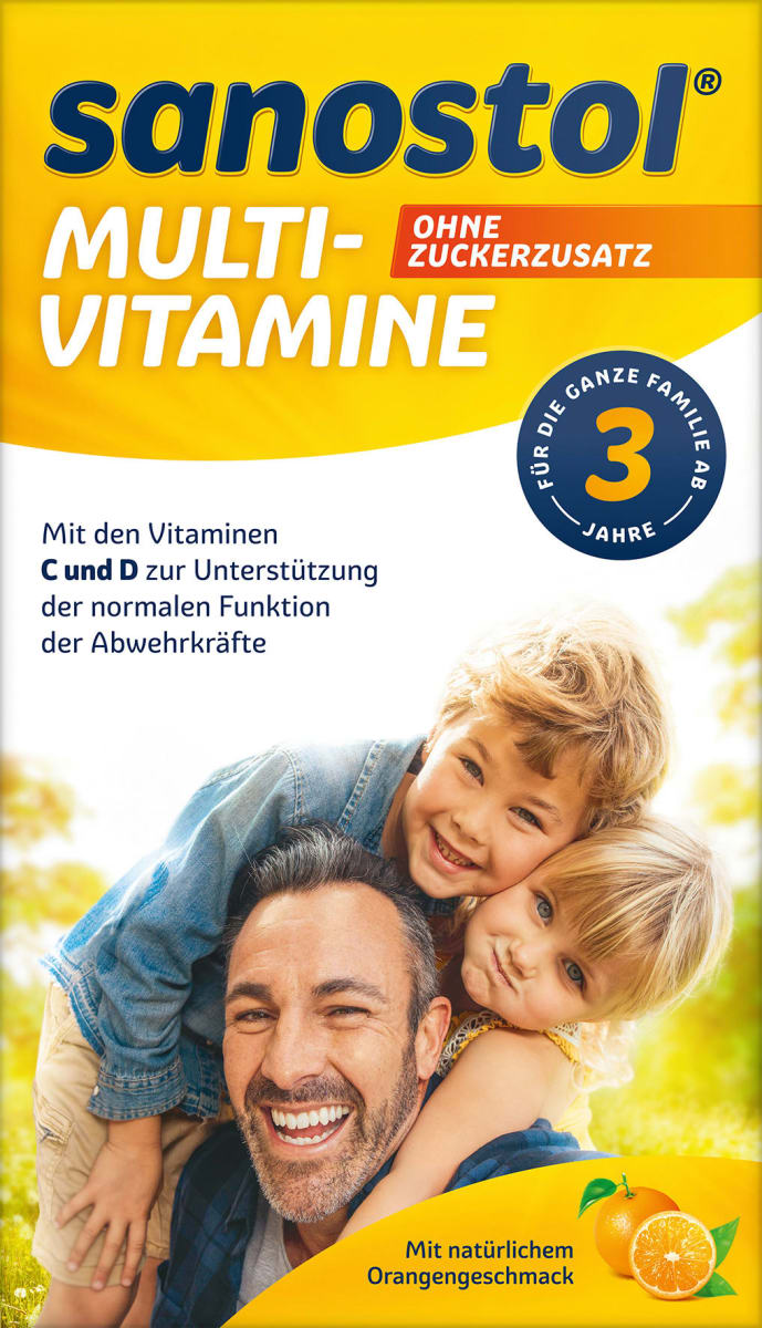 Multi-Vitamine ohne Zuckerzusatz, 230 ml