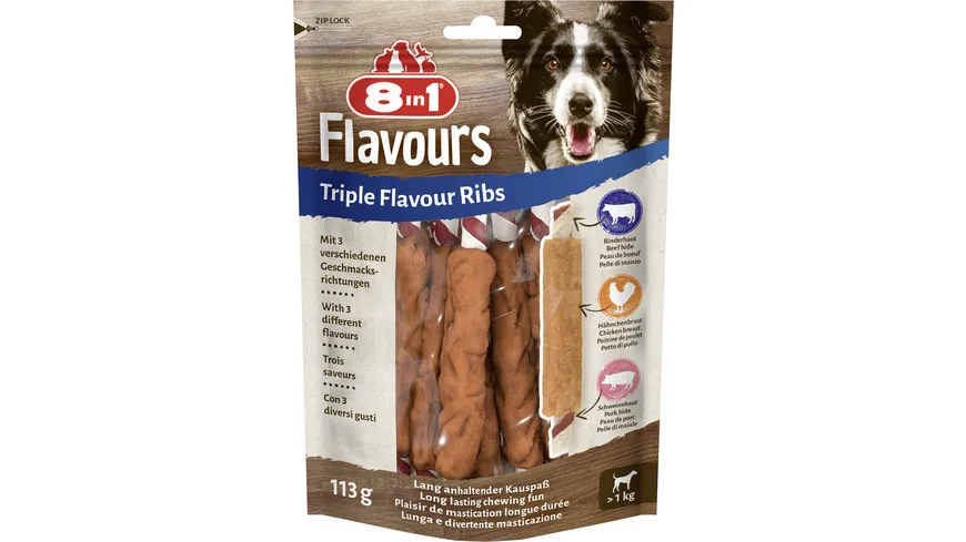8in1 TRIPLE FLAVOUR ribs 113 g