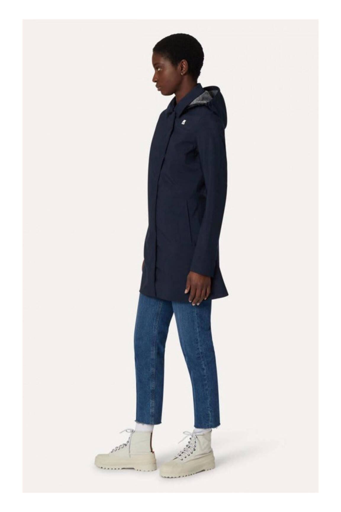 K Way Impermeables Trenchs Femme couleur bleu