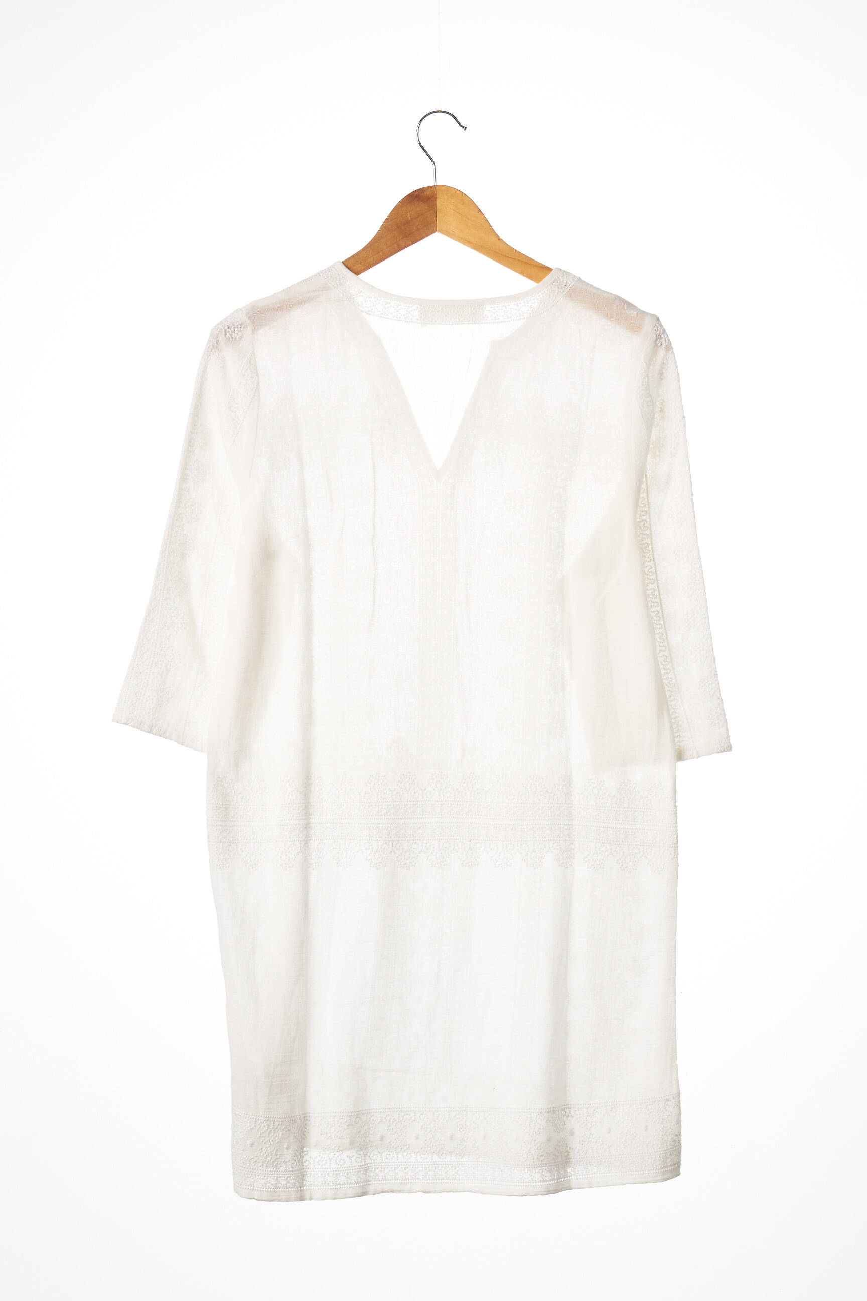 Love Sam Tuniquemanchelongue Femme couleur blanc