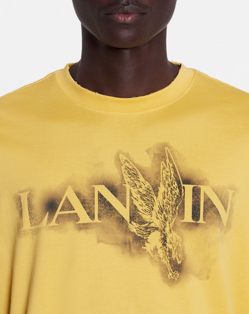 T-SHIRT CLASSIQUE IMPRIMÉ AIGLE LANVIN X FUTURE