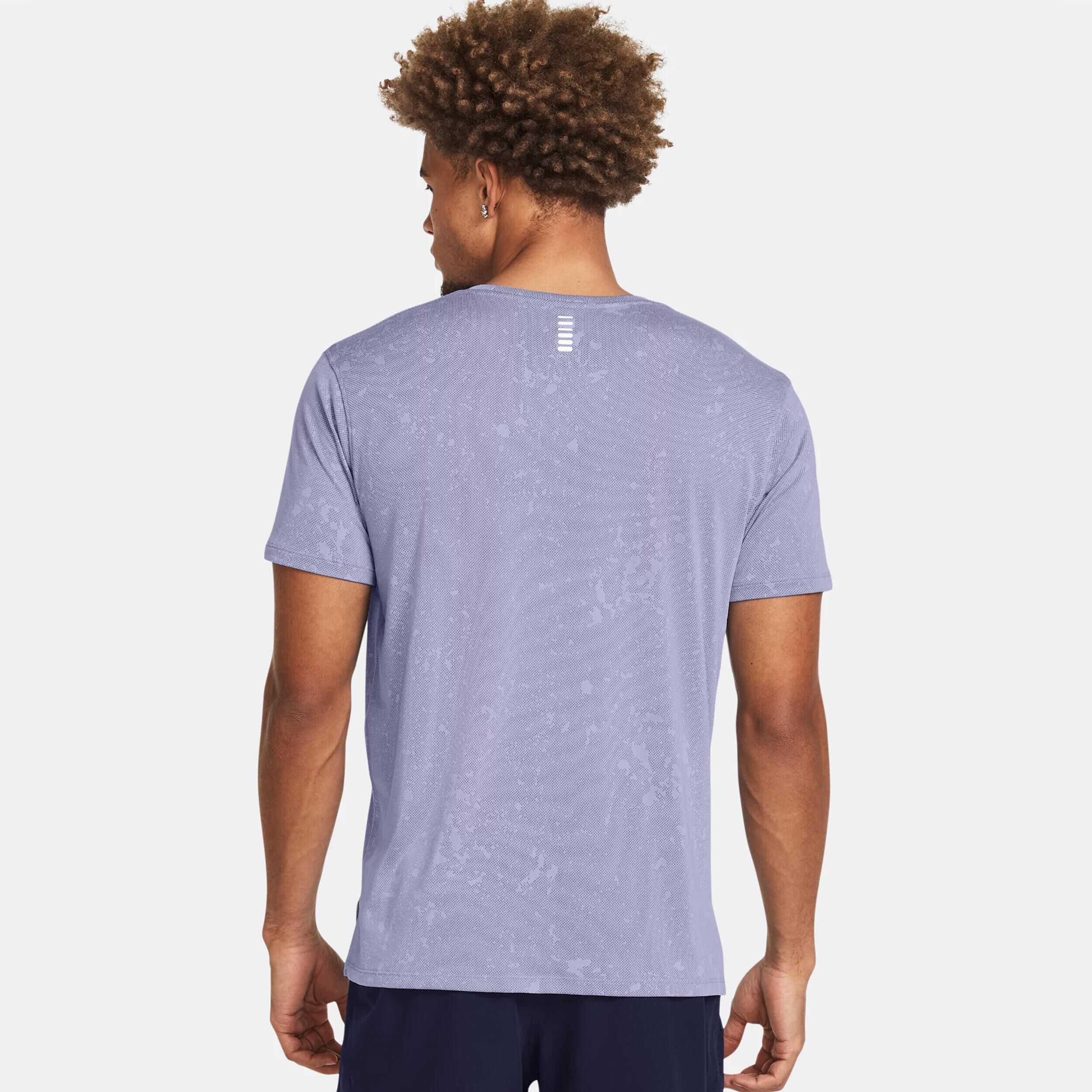 Streaker Splatter SS Laufshirt Herren - Lila
