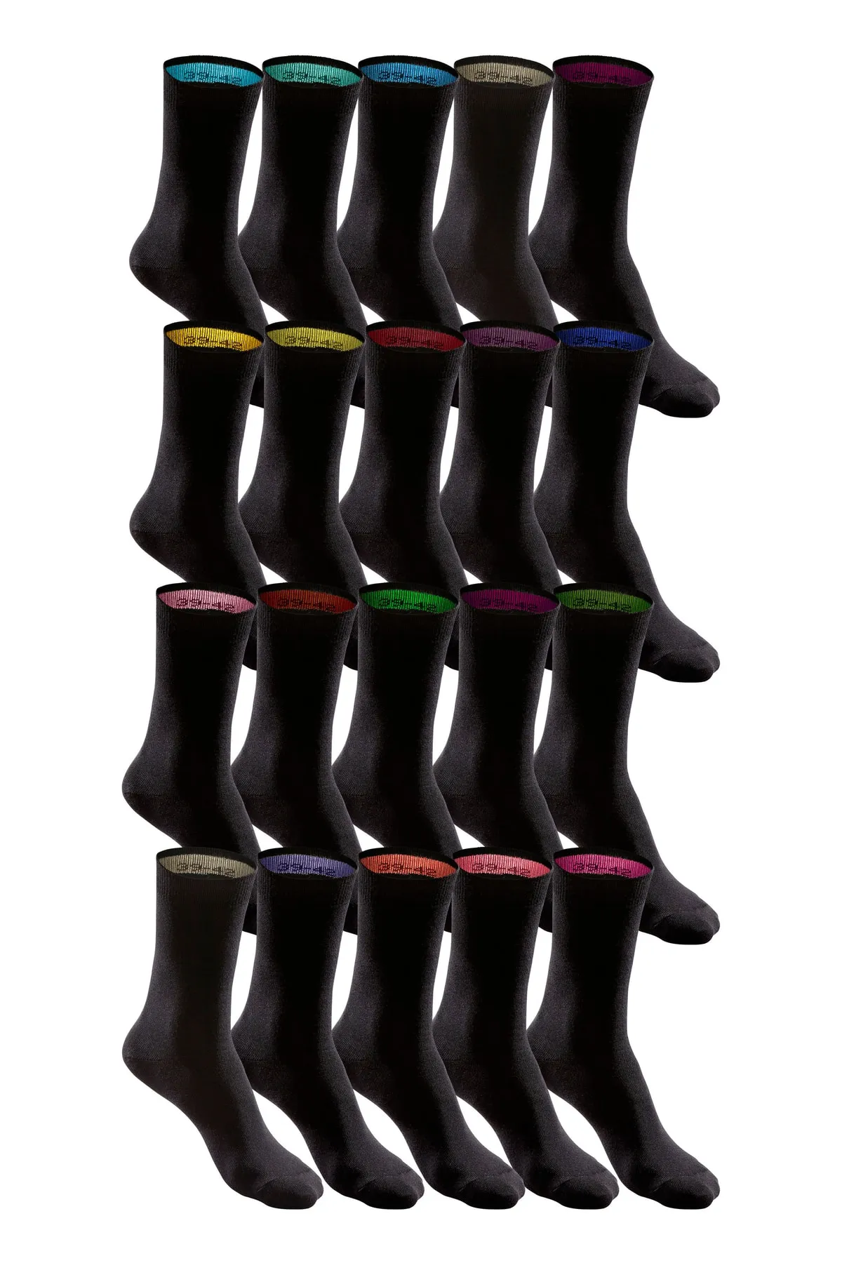 HIS  Socken - Schwarz - Unifarben
