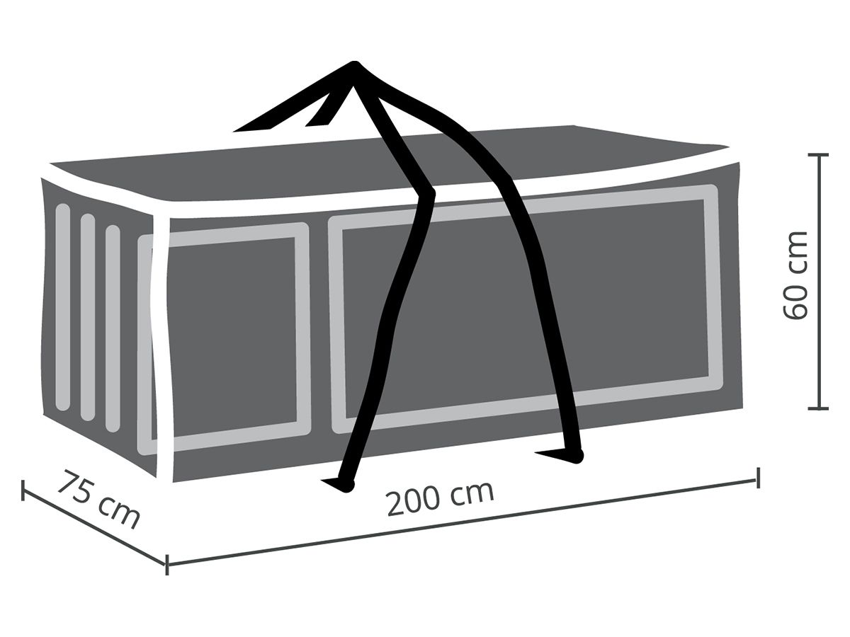 Winza Deluxe XL Aufbewahrungstasche für Loungekissen