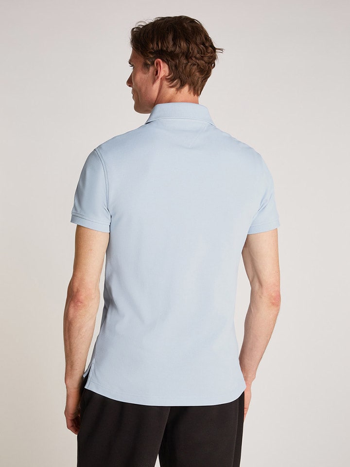 Tommy Hilfiger Poloshirt in Hellblau günstig kaufen