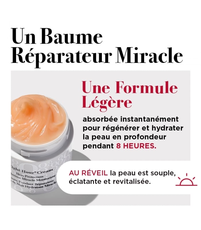 ELIZABETH ARDEN-EIGHT HOUR® CREAM  -Soin de Nuit Hydratant Miracle