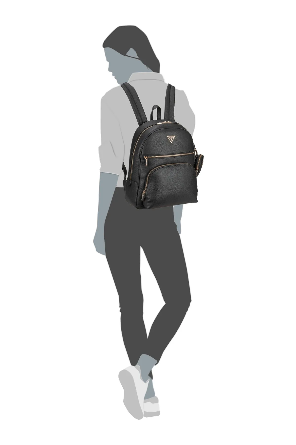 Guess  Rucksack - Schwarz - Unifarben