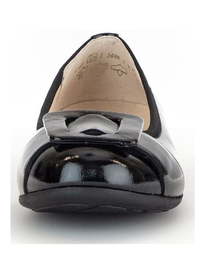 Gabor Ballerinas in Schwarz Lack günstig kaufen