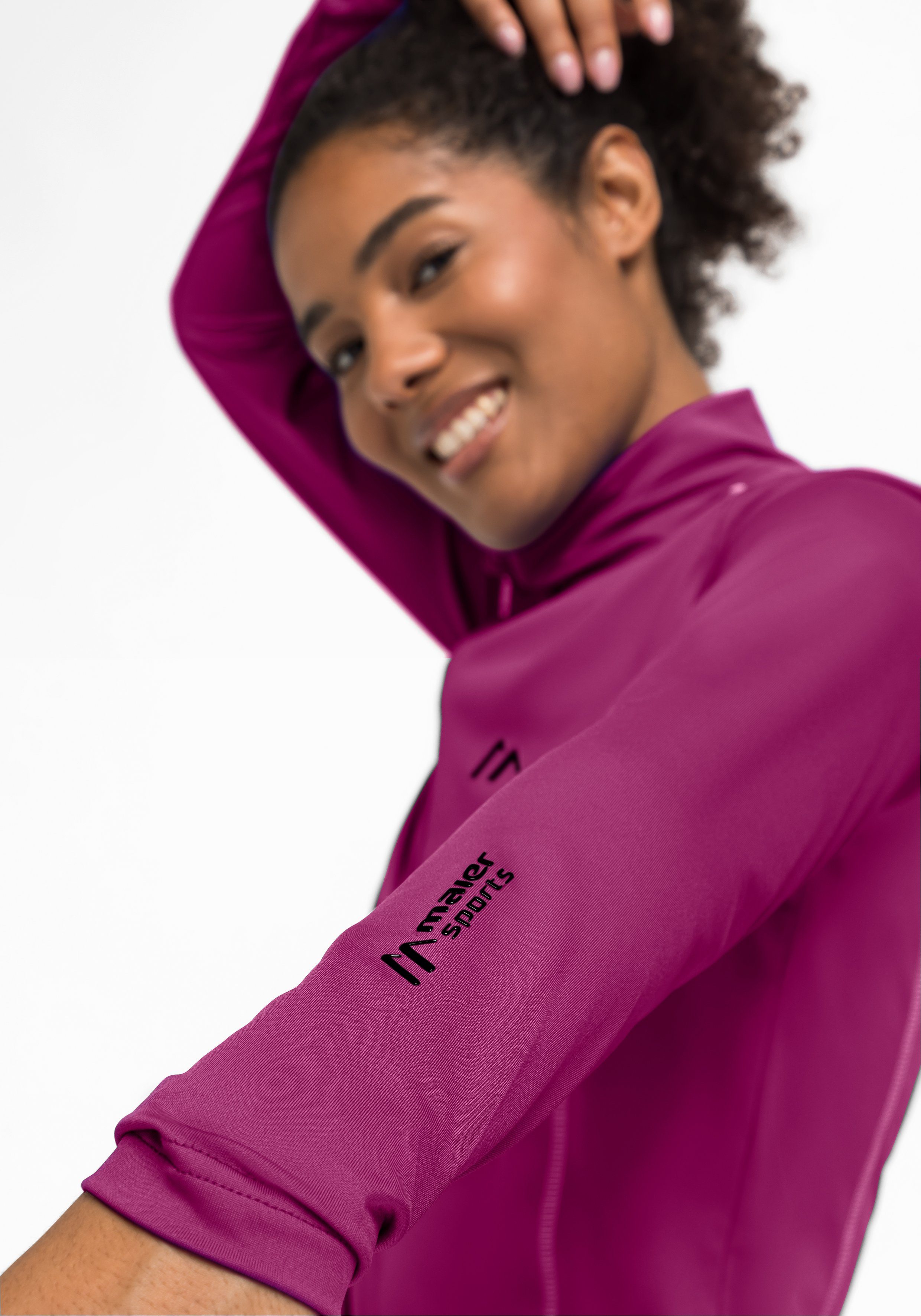 Maier Sports Langarmshirt Jenna Vielseitiger Skirolli, schnelltrocknend, atmungsaktiv