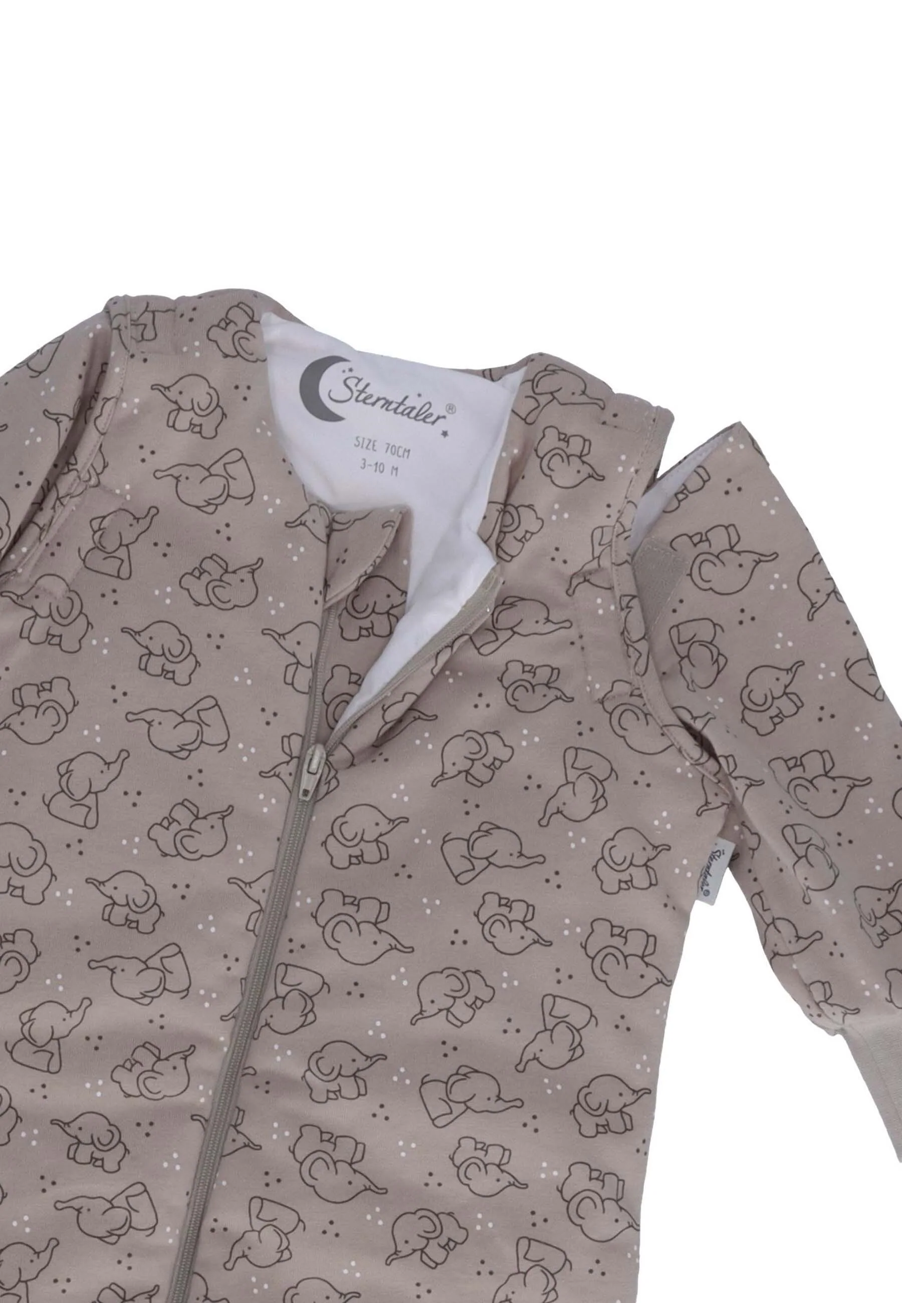 Schlafsack mit Beinen 70cm Elefant Eddy in Beige