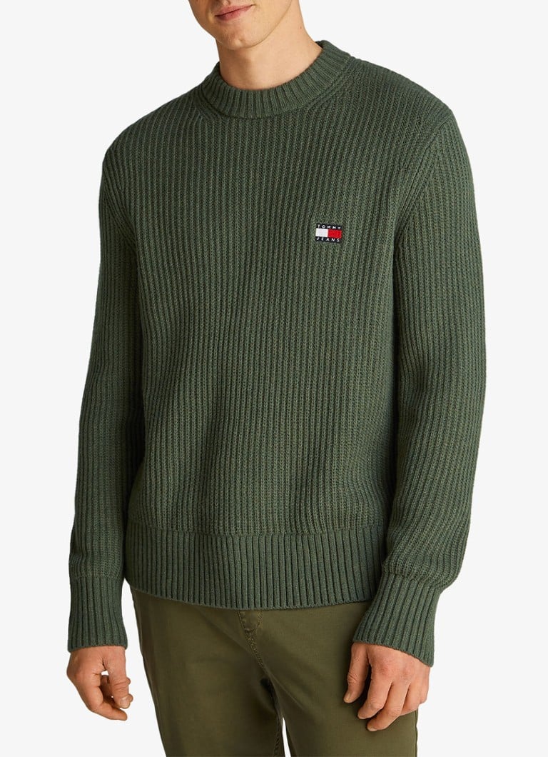 Tommy Hilfiger Rib-knit sweater with logo