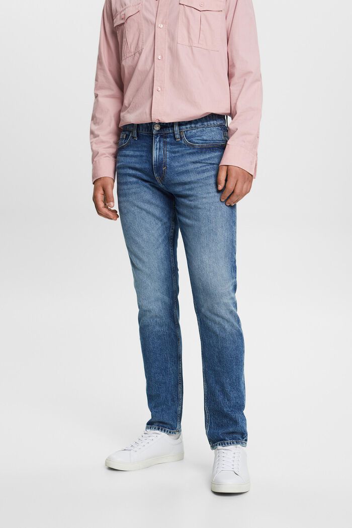 Schmale Jeans mit mittlerer Bundhöhe