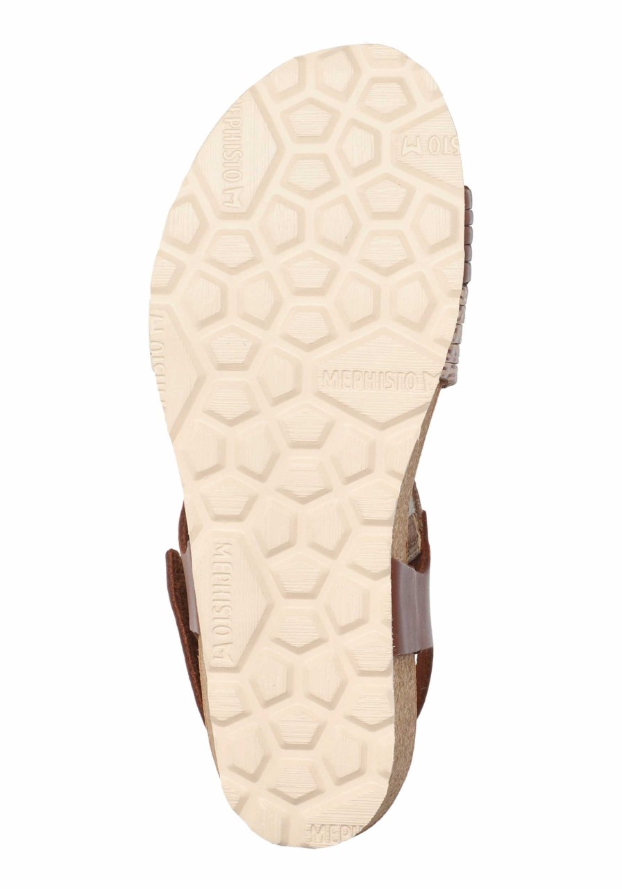 MEPHISTO Keilsandalen braun HAZELNUT