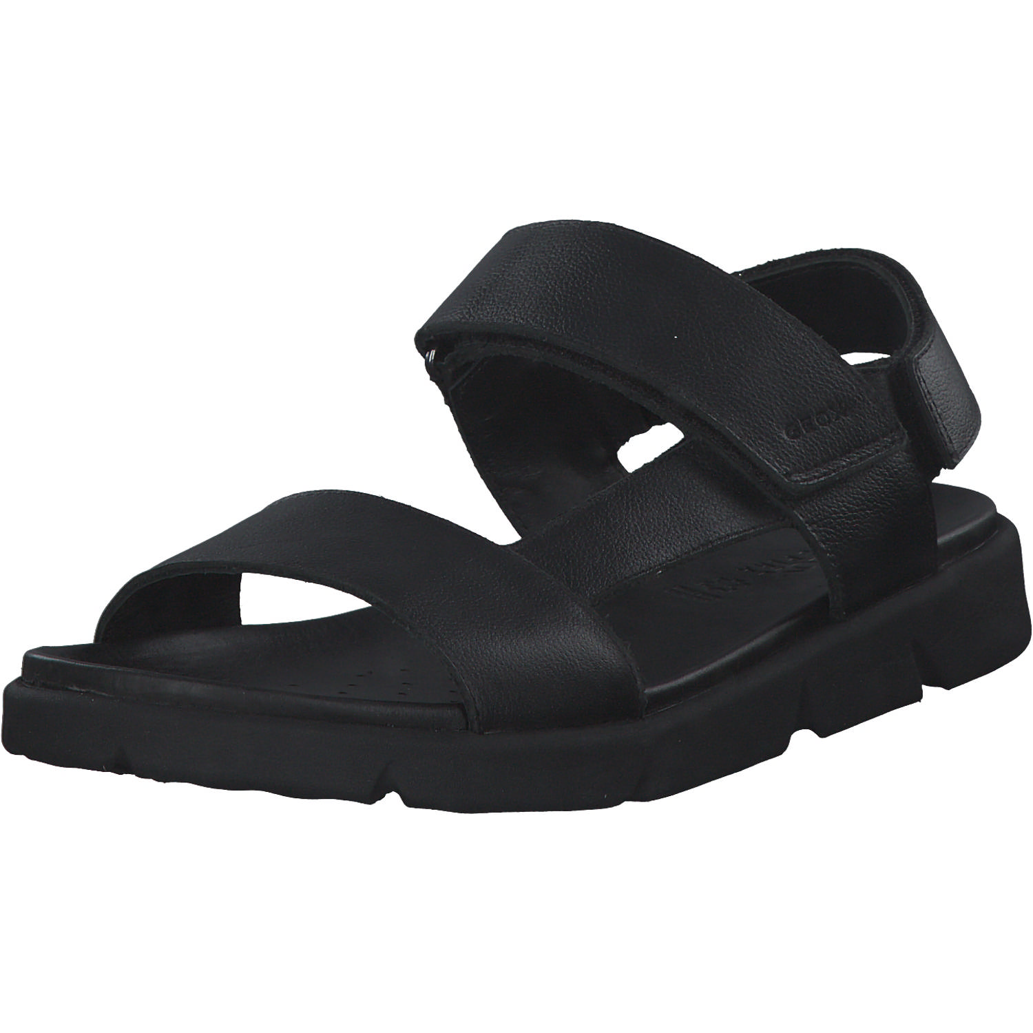 Geox U15BGB, Sandalen, Herren, black