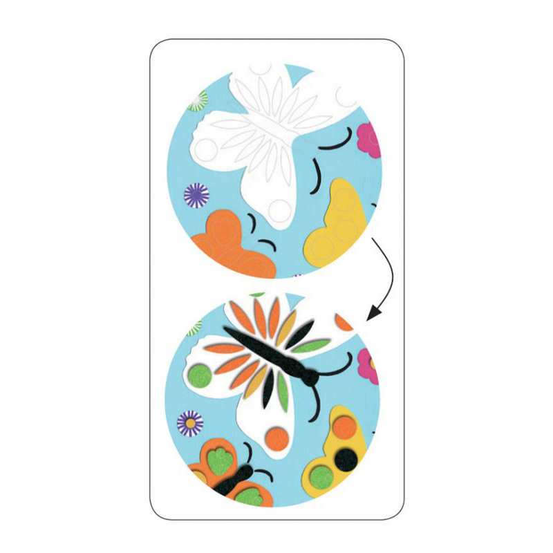 Coffret gommettes en feutrine Douce nature Djeco