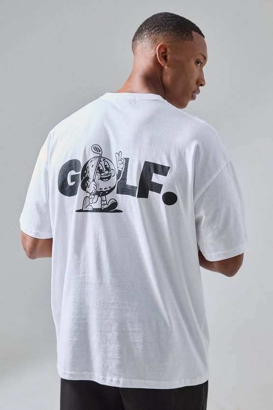 Man Active Golf. Oversize T-Shirt
