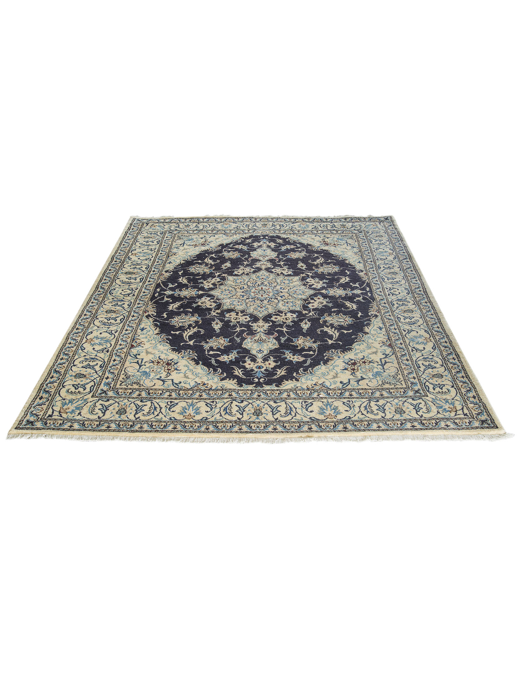 Kaschmar Nain 12 Lah ca. 162 x 235 cm, Unikat / Einzelstück