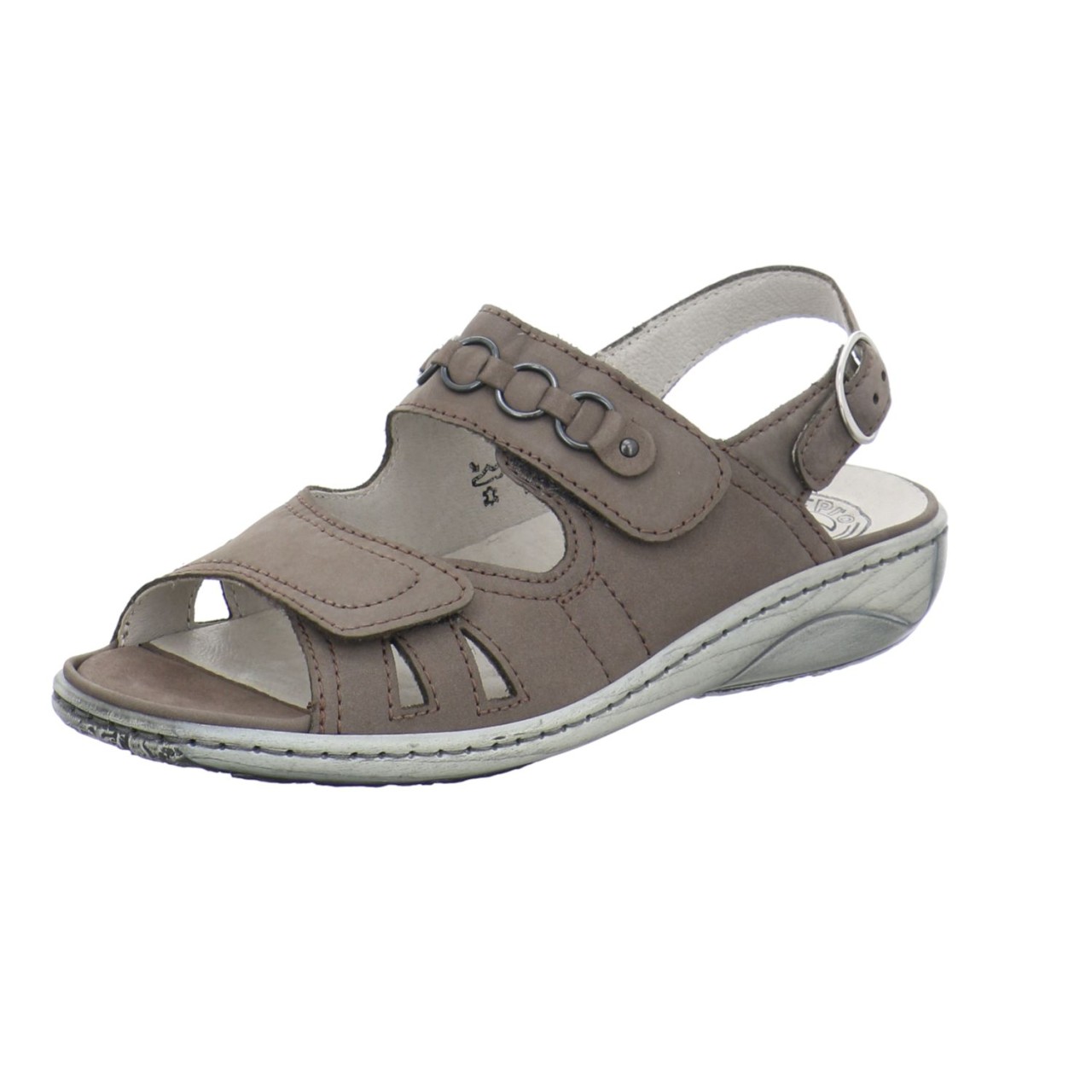 WALDLÄUFER Komfort Sandalen grau
