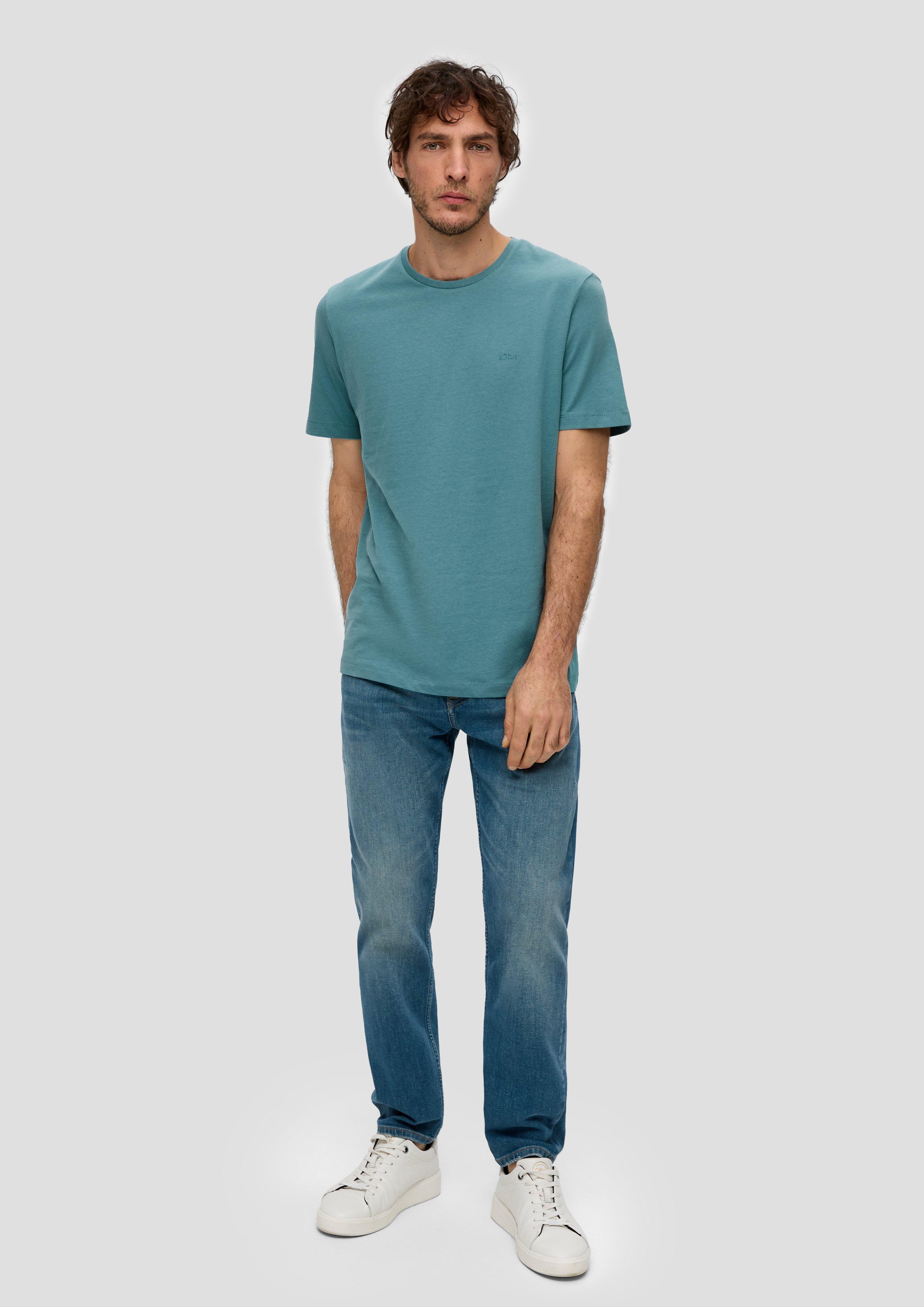 T-Shirt mit Labelprint  2141455-6565