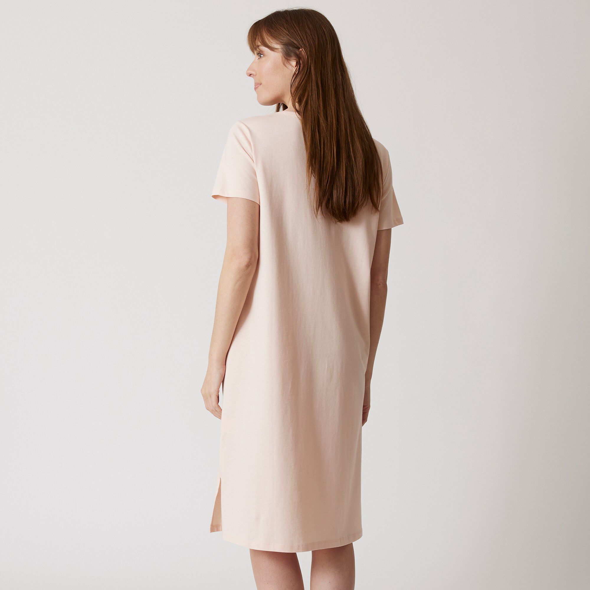 Chemise de nuit courte manches courtes motif 