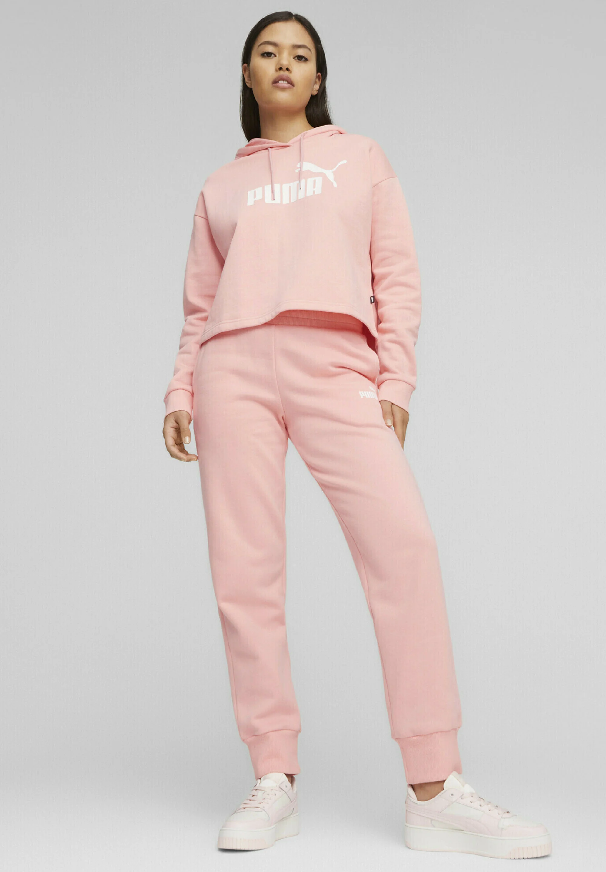 Sudadera con capucha Puma ESSENTIALS CROPPED LOGO