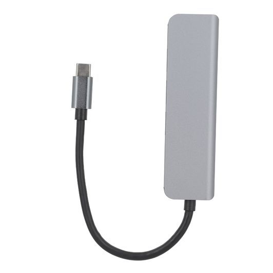 HUB USB-C 5-în-1 - Adaptor multifuncțional cu HDMI, USB, SD și încărcare rapidă