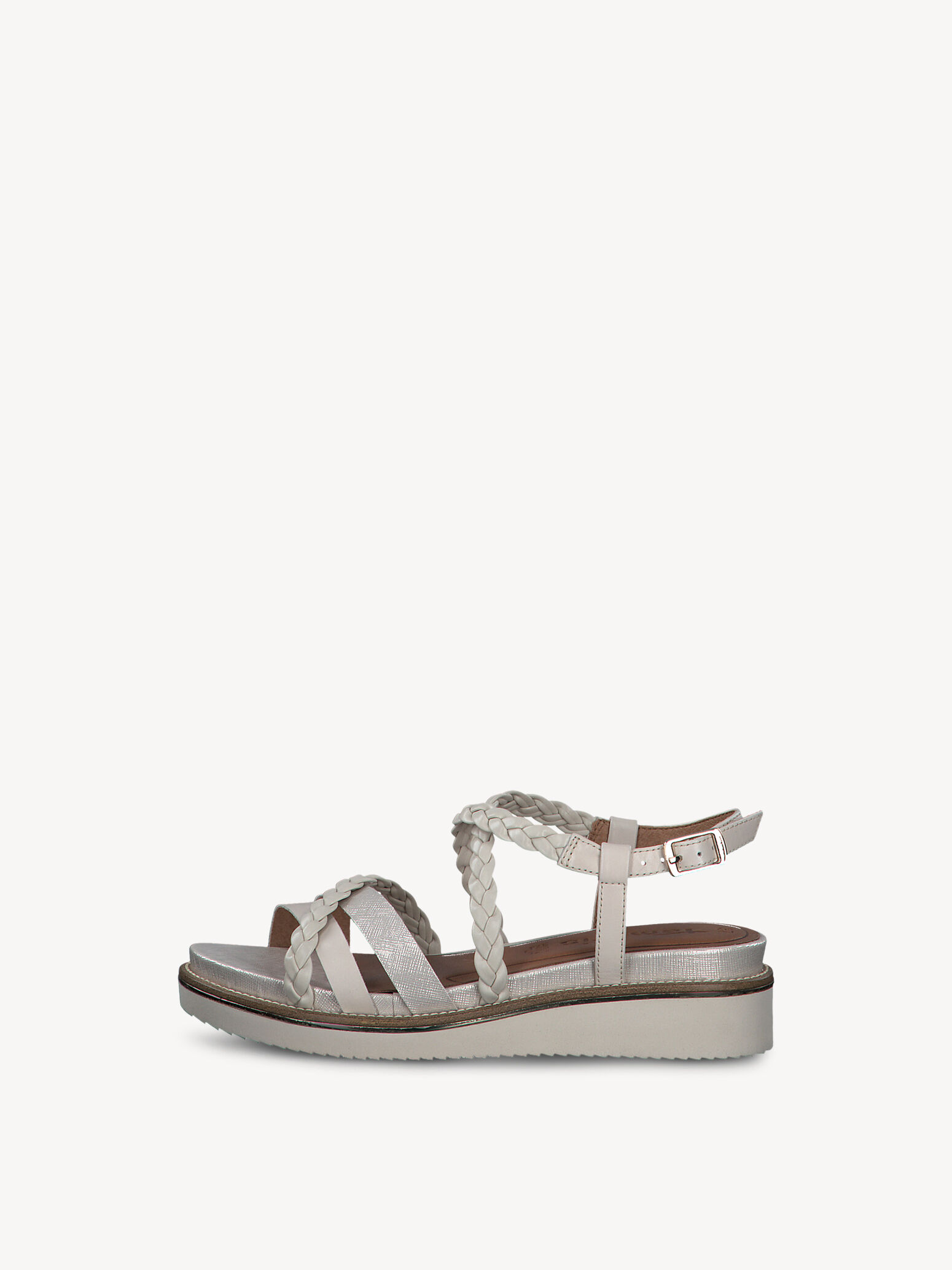 Sandale à talon - beige