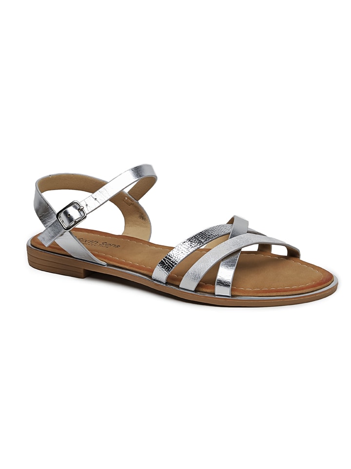Sixth Sens Sandalen in Silber günstig kaufen