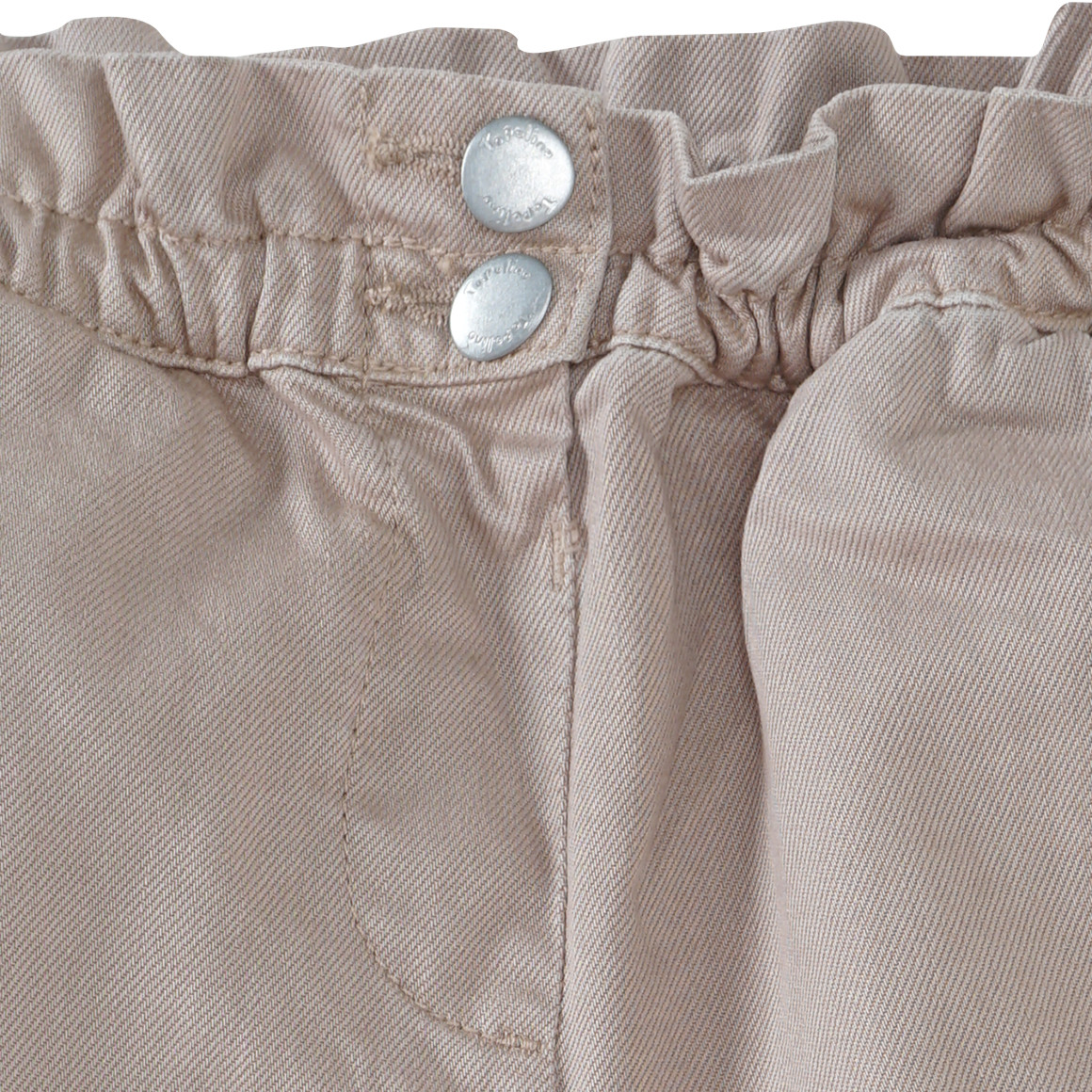 Kinder Loose-Fit-Jeans mit Paperbag-Bund